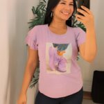 T-shirt poá com estampas e cores e Estampas Variadas