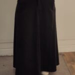 Saia Longa Alfaiataria Preto